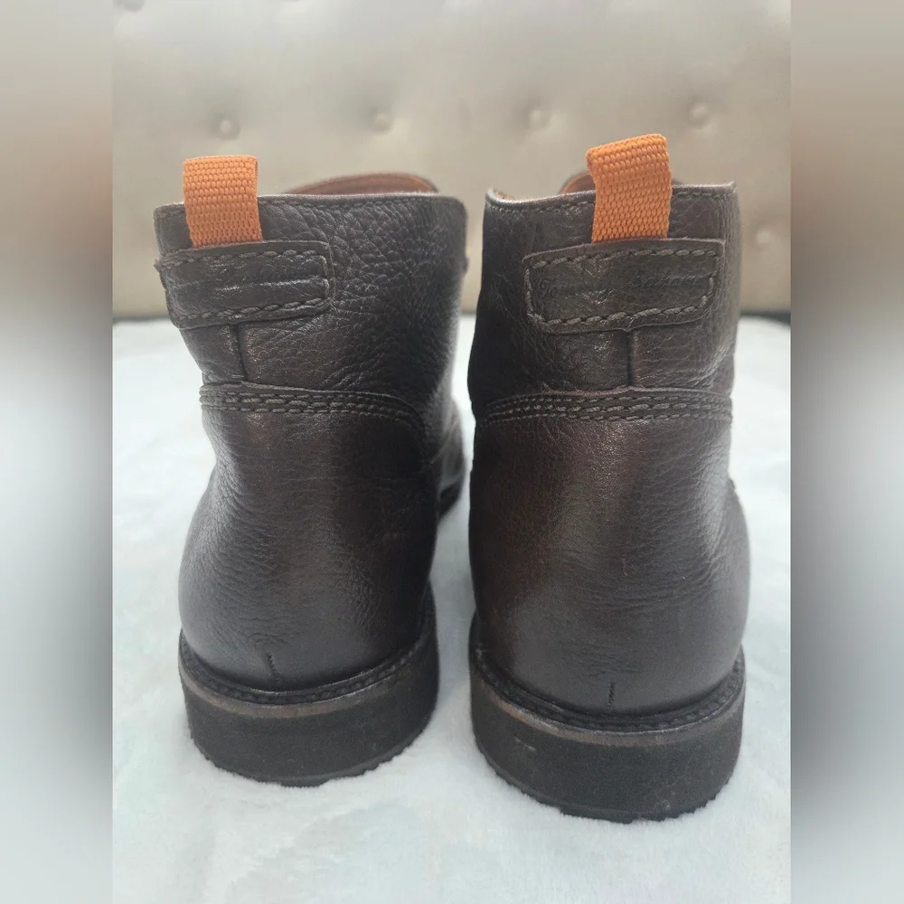 Tommy‎ Bahama Edisto Chukka Boots Brown Leather Mens 10.5M Made In Brazil